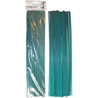 Los mejores  - O&amp-W Security - 40 unidades de varillas para plantas de tomates- de madera- color verde- 40 cm de diámetro- ecológico…